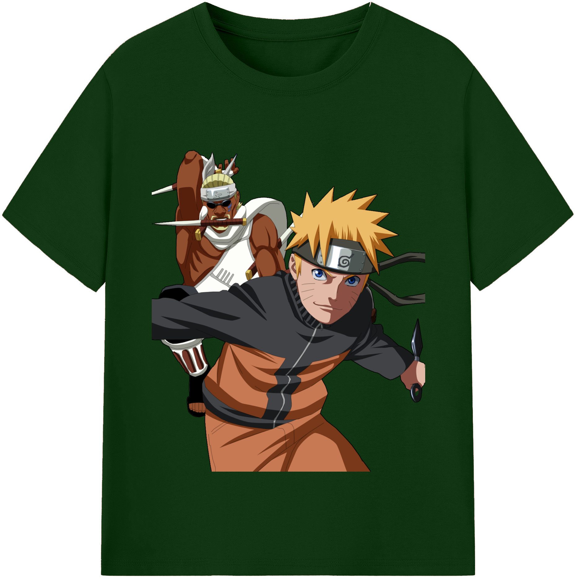（画像用） NARUTO -ナルト- うずまき ナルト Uzumaki Naruto 綿100％半袖Tシャツ（フロントプリント）